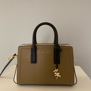 Michael Kors Black and Tan Satchel Brand New